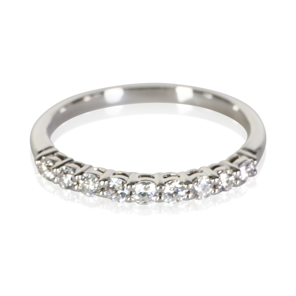 Tiffany & Co. Platinum Diamond Tiffany Forever Band